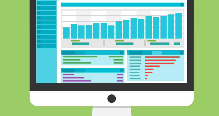 Free statistic wordpress web vector